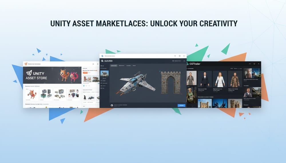 Top 7 Unity Asset Stores for Free 3D Models and Custom Generation