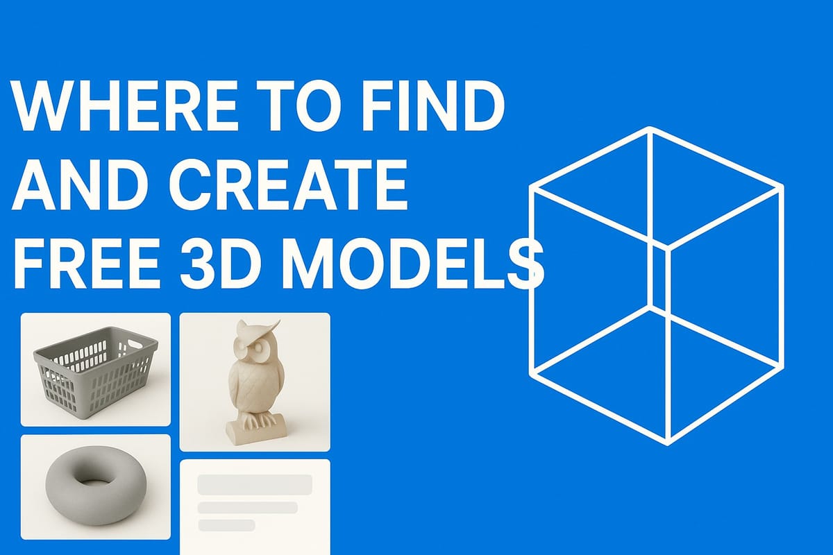Where to Find and Create Free 3D Models: The New Era of 3D Design