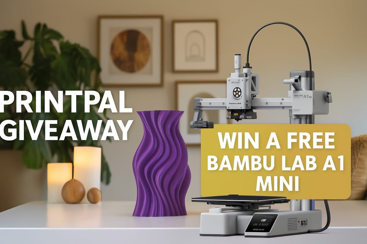 PrintPal Giveaway: Win a Free Bambu Lab A1 Mini 3D Printer!