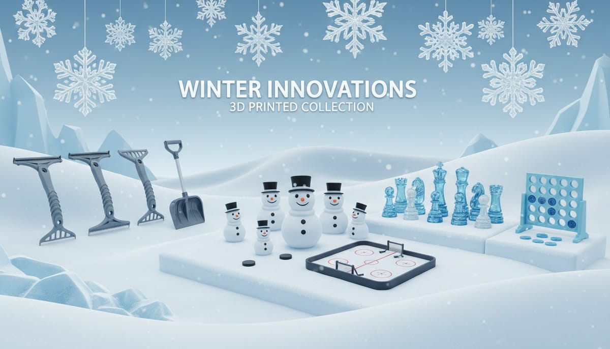 Top Winter 3D Prints: Creative Ideas for Snow Season and Polar Vortex