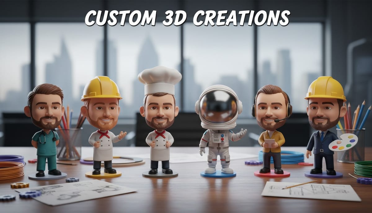 How to Make a Bobblehead of Yourself: Design and 3D Print Custom Bobbleheads