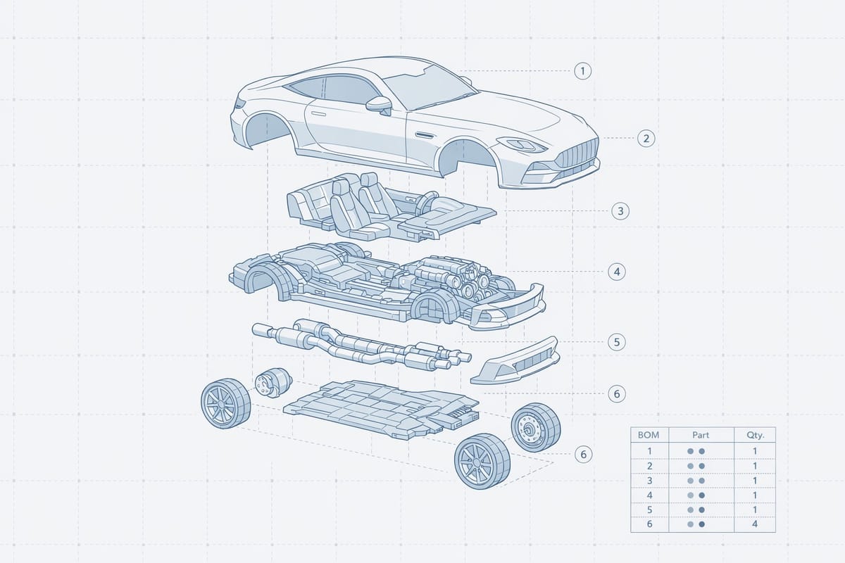How to Generate Stunning Exploded-View Blueprint Images From Any Product Photo (Free Prompt Included)