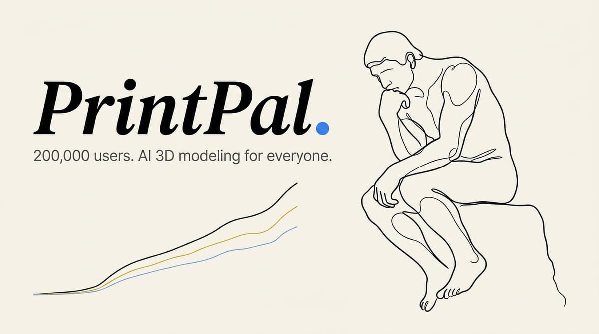 PrintPal Surpasses 200,000 Users in First Year, Cementing AI as the New On-Ramp to 3D Printing