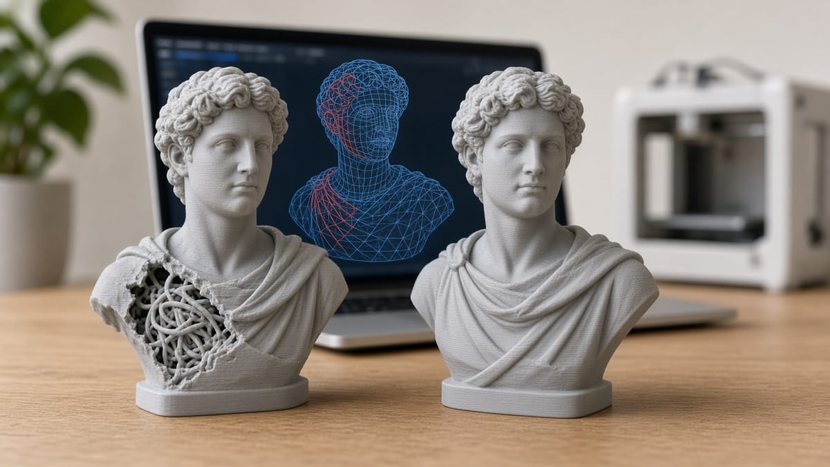 How to Repair a Broken STL for 3D Printing