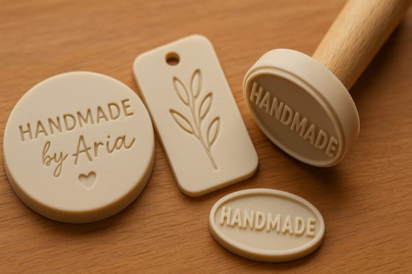 How to Make Branded Stamps, Tags, and Embossers for Handmade Goods