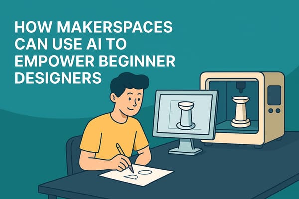 How Makerspaces Can Use AI to Empower Beginner Designers