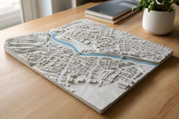 How to 3D Print a Real Map of Anywhere on Earth