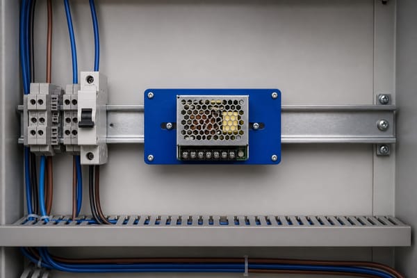 Designing a Custom DIN Rail Mount with an AI CAD Agent