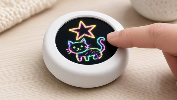 ESP32 Touch Drawing: Finger Paint on a Round LCD